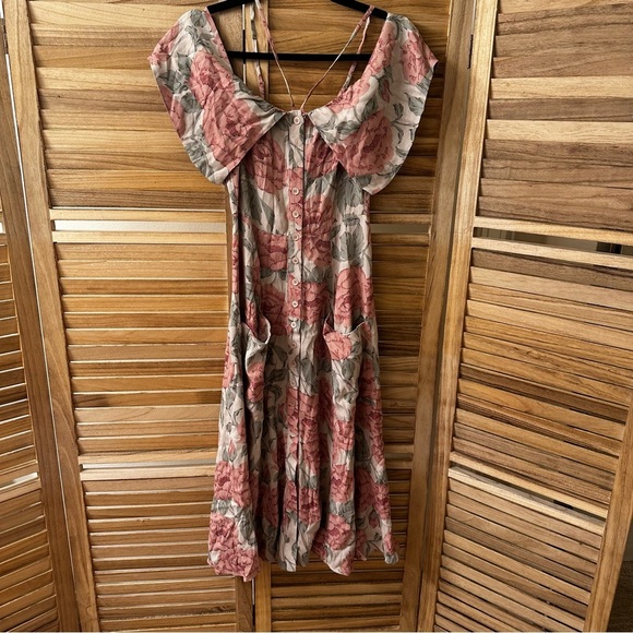 REFORMATION mina dress in diana print size 2